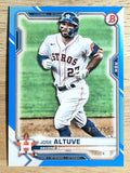 2021 Bowman Blue #84 Jose Altuve