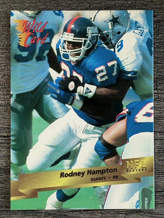 1993 Wild Card #111 Rodney Hampton