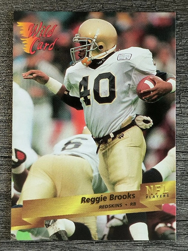 1993 Wild Card #164 Reggie Brooks RC
