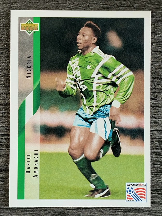 1994 Upper Deck World Cup Contenders French/Dutch #163 Daniel Amokachi