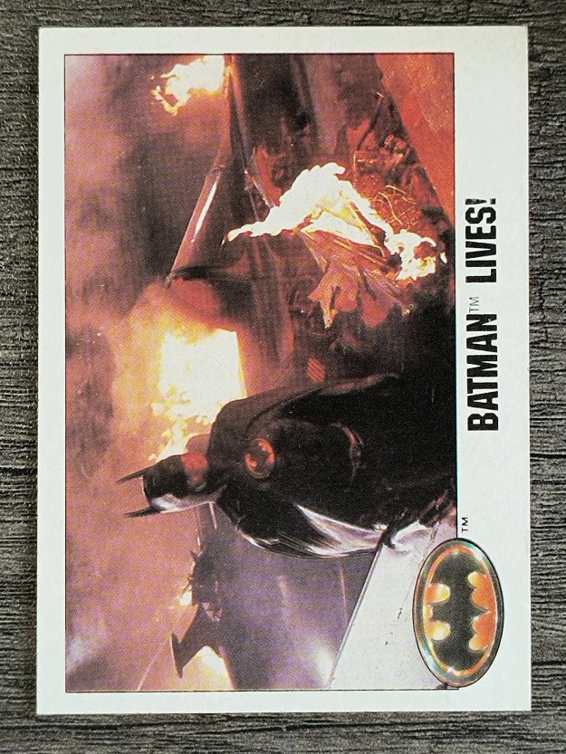 1989 Topps Batman Movie #112 Batman Lives
