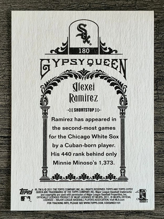 2011 Topps Gypsy Queen #180 Alexei Ramirez