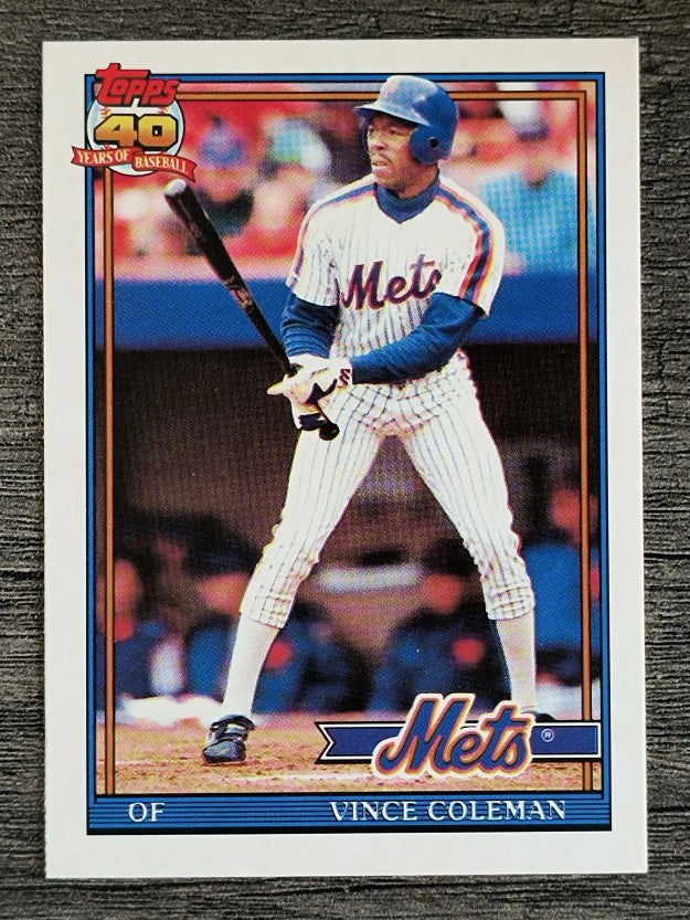 1991 Topps Traded #23T Vince Coleman
