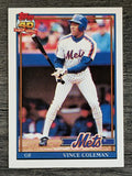 1991 Topps Traded #23T Vince Coleman
