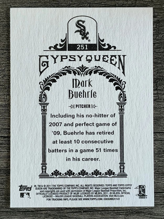 2011 Topps Gypsy Queen #251 Mark Buehrle