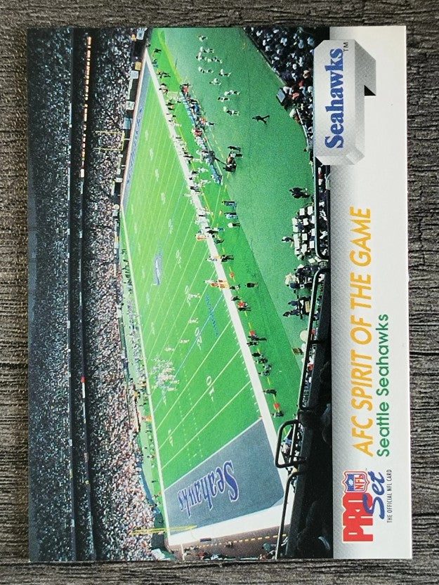 1992 Pro Set #693 Seattle Seahawks/Spirit of the Game/Kingdome