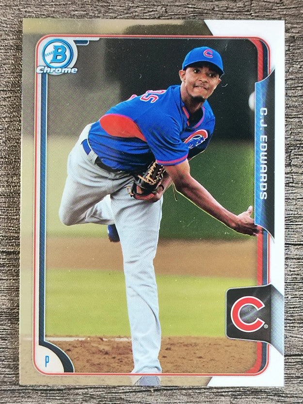 2015 Bowman Chrome Prospects #BCP156 C.J. Edwards