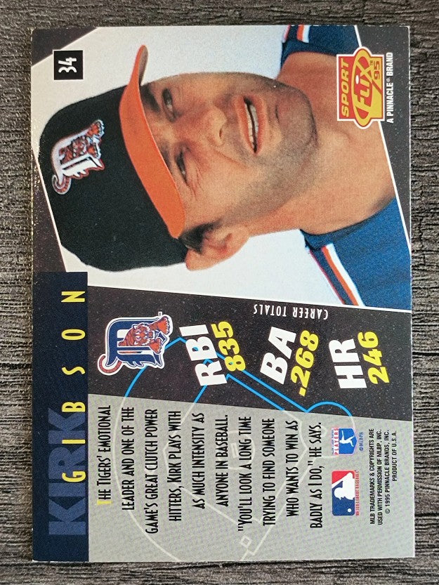 1995 Sportflix #34 Kirk Gibson