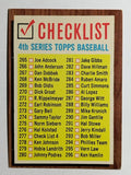 1962 Topps #277 Checklist 4 (EX)