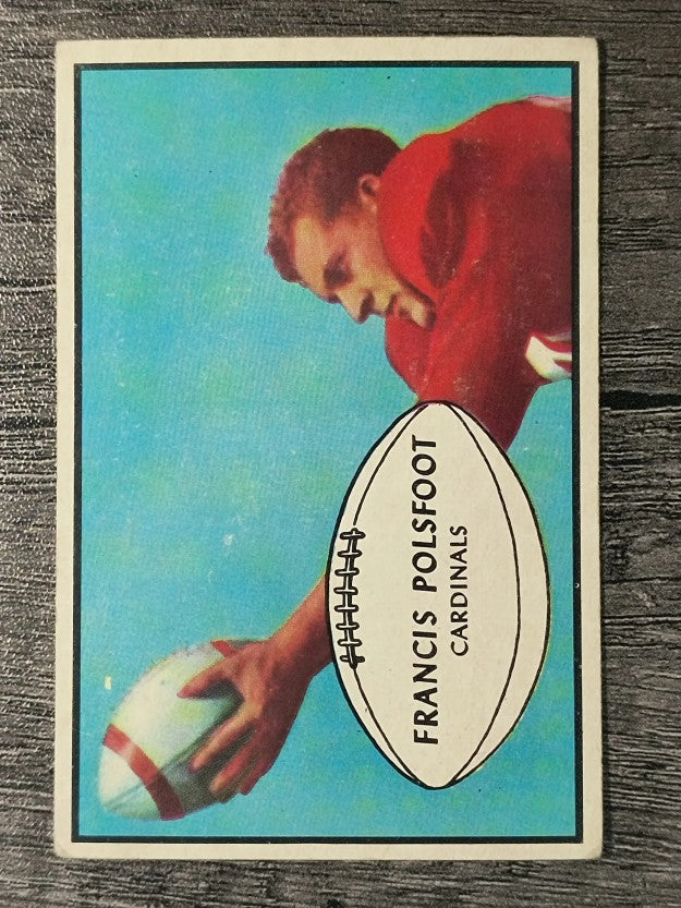 1953 Bowman #7 Fran Polsfoot (VGEX)