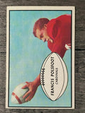 1953 Bowman #7 Fran Polsfoot (EX)