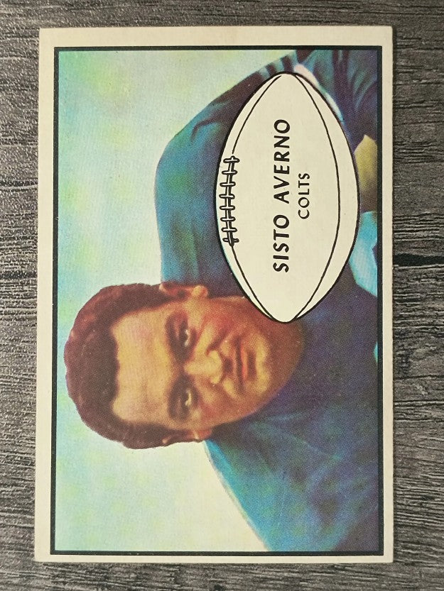 1953 Bowman #8 Sisto Averno RC (VGEX)