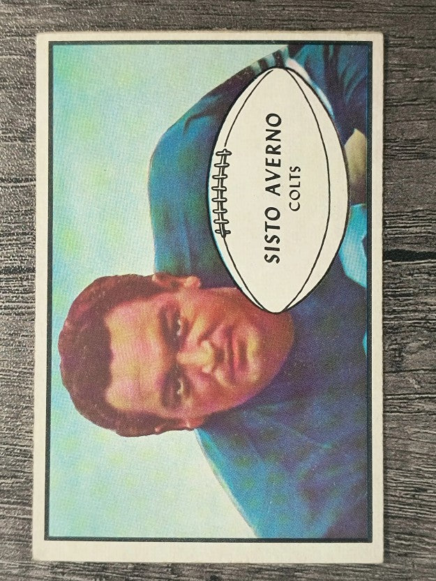 1953 Bowman #8 Sisto Averno RC (VGEX)