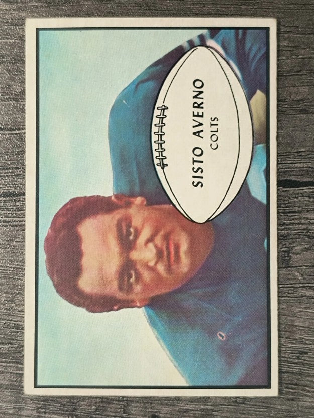 1953 Bowman #8 Sisto Averno RC (EX)