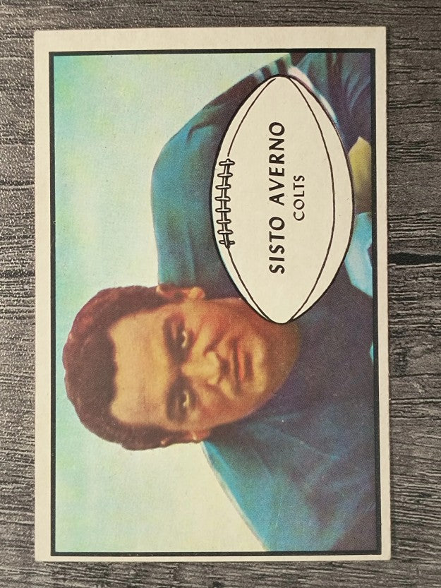 1953 Bowman #8 Sisto Averno RC (EX)
