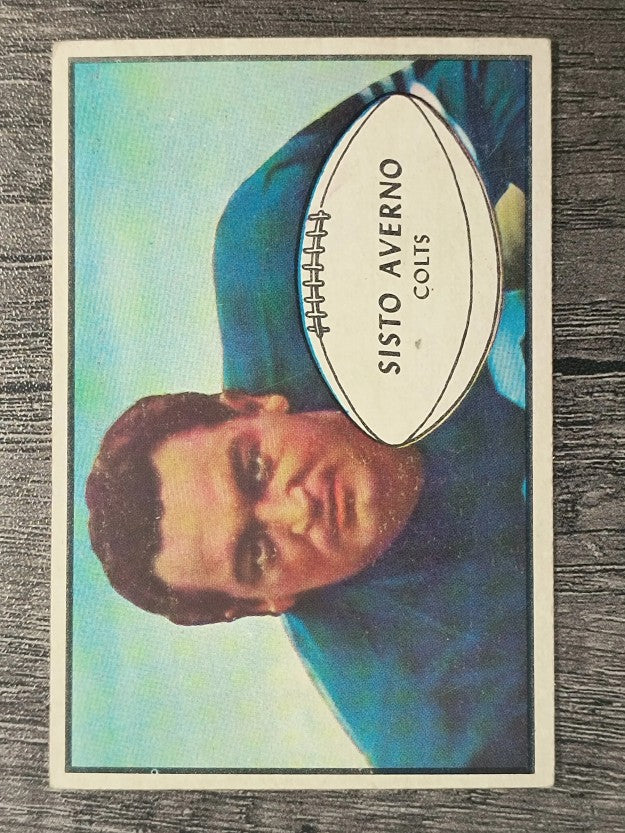 1953 Bowman #8 Sisto Averno RC (VGEX)
