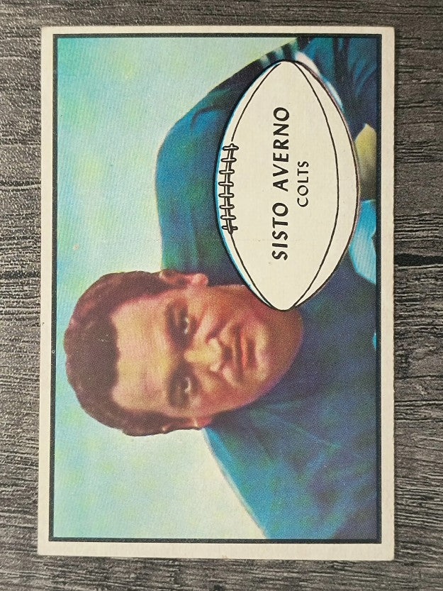 1953 Bowman #8 Sisto Averno RC (EXMT)