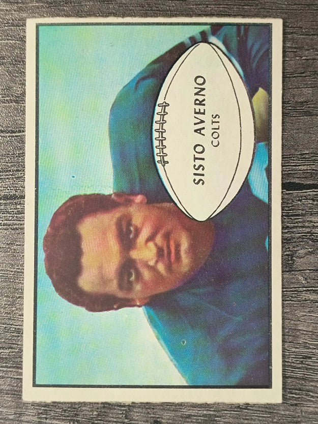 1953 Bowman #8 Sisto Averno RC (VGEX)
