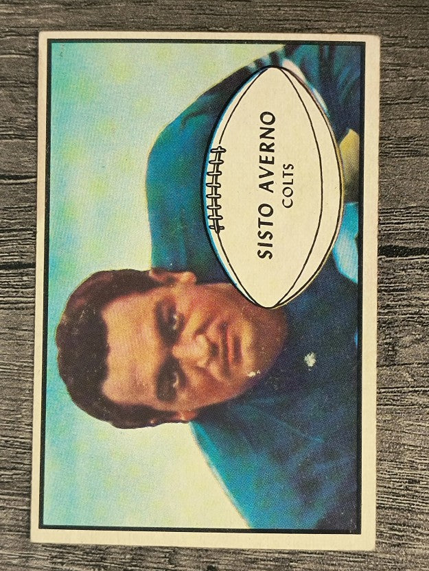 1953 Bowman #8 Sisto Averno RC (VGEX)