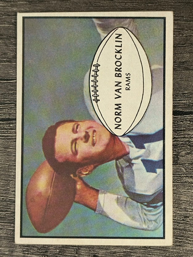 1953 Bowman #11 Norm Van Brocklin (EX)