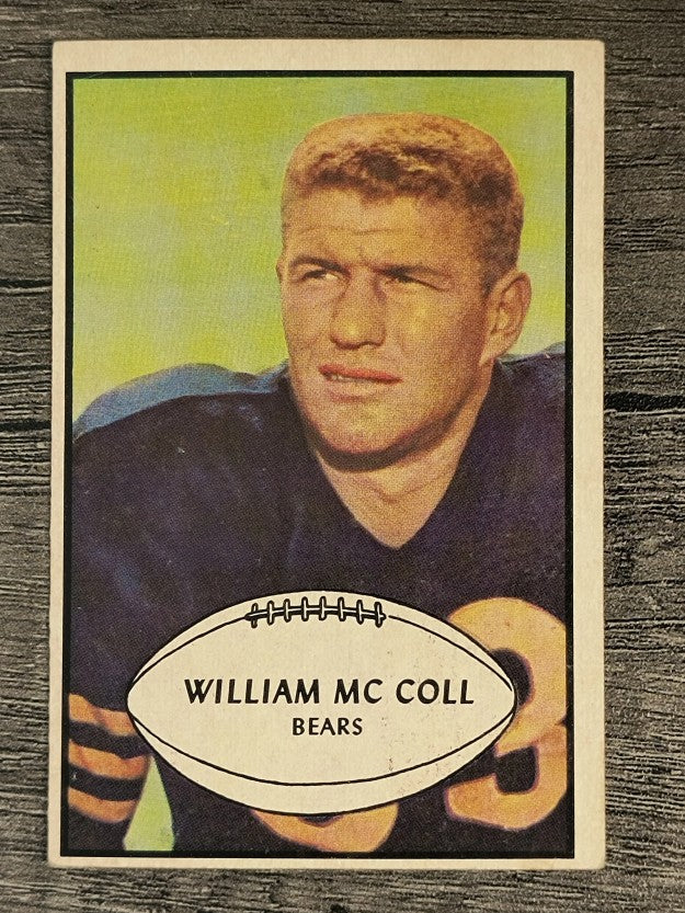 1953 Bowman #12 Bill McColl (VGEX)
