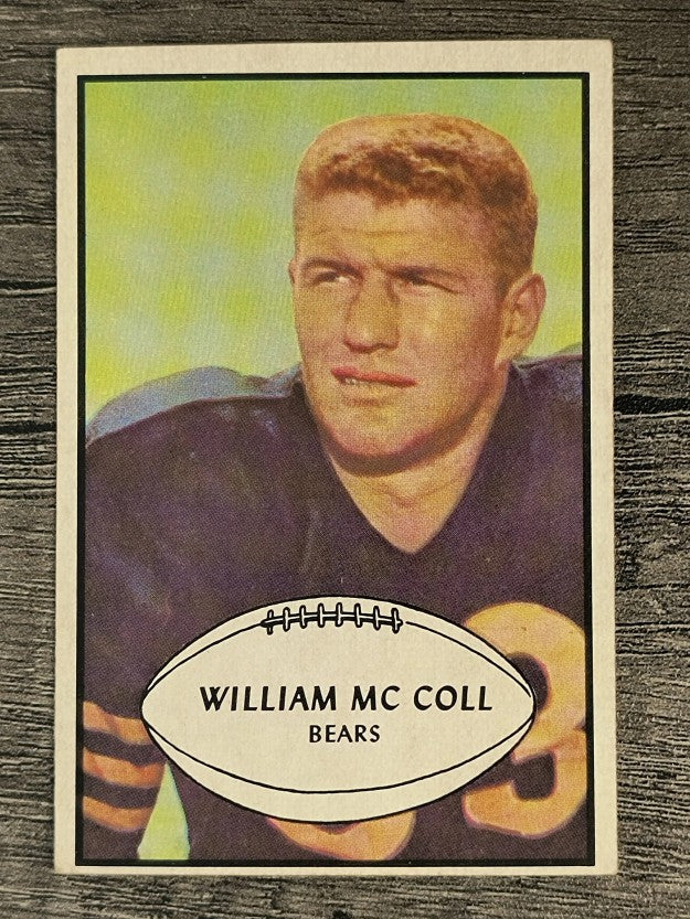 1953 Bowman #12 Bill McColl (EX)