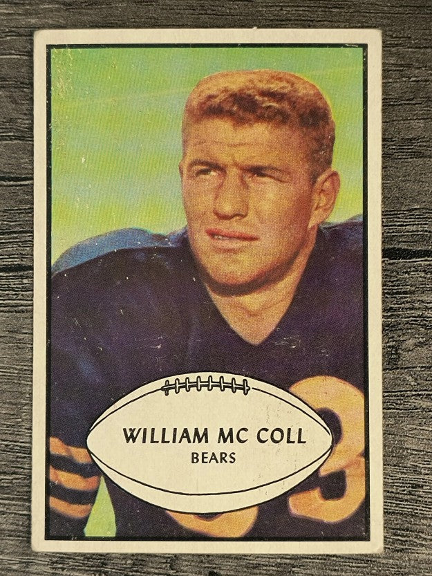 1953 Bowman #12 Bill McColl (VGEX)