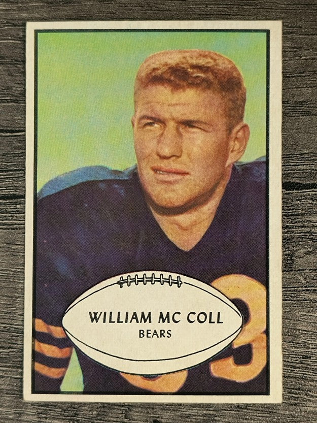 1953 Bowman #12 Bill McColl (EXMT)