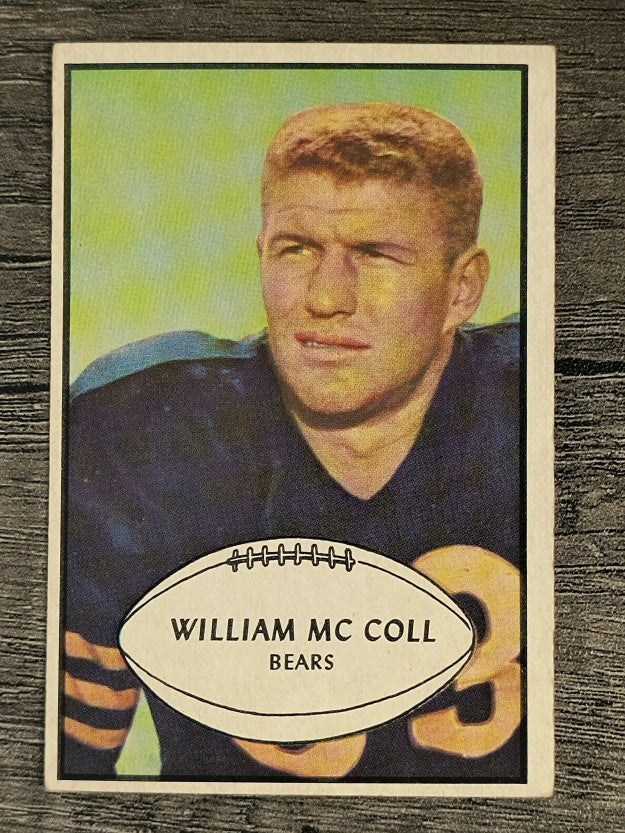 1953 Bowman #12 Bill McColl (VGEX)