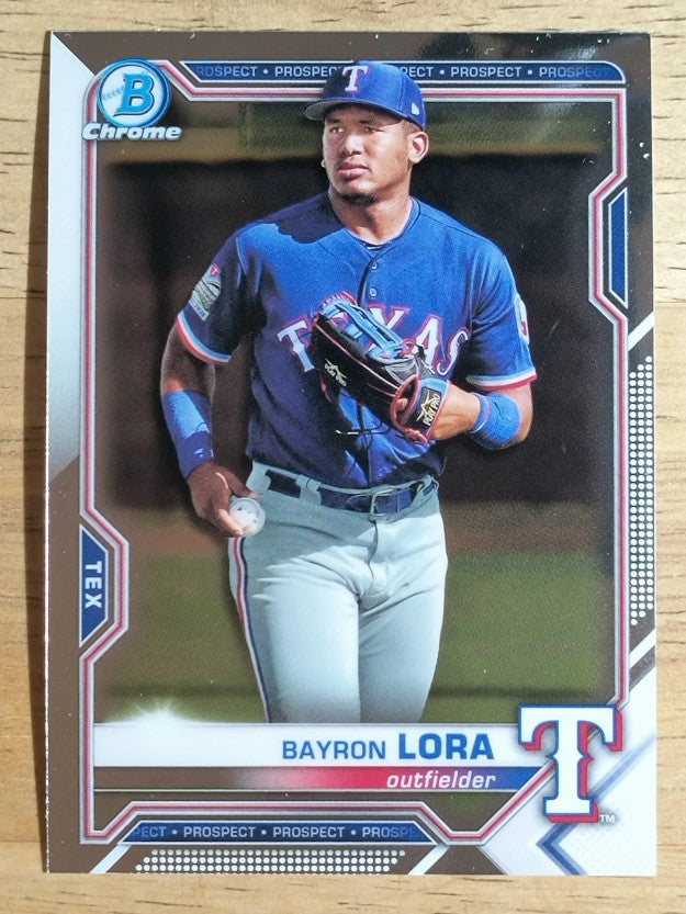 2021 Bowman Chrome Prospects #BCP139 Bayron Lora