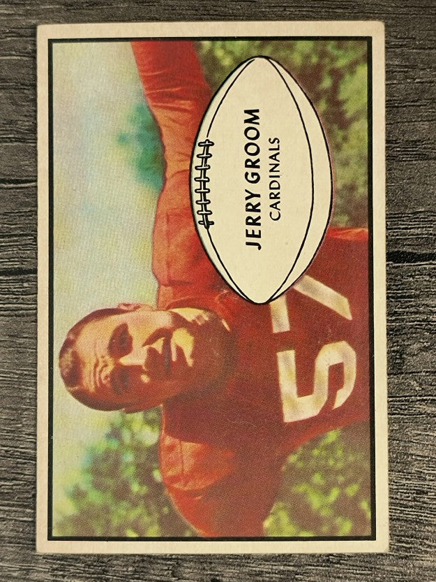 1953 Bowman #13 Jerry Groom (EX)