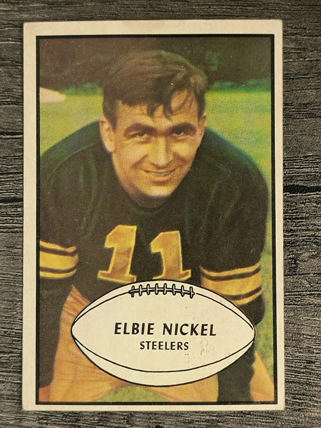 1953 Bowman #18 Elbert Nickel (VGEX)