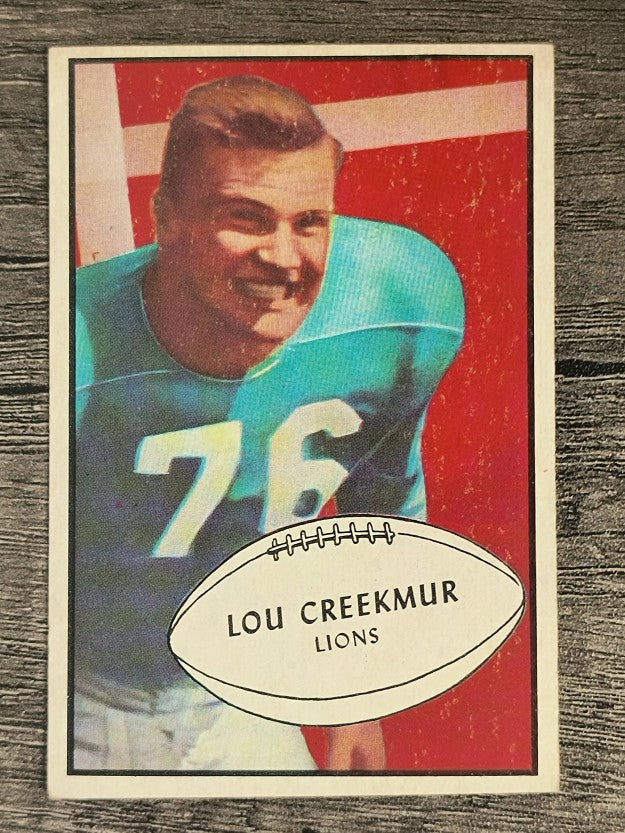 1953 Bowman #34 Lou Creekmur (EX)