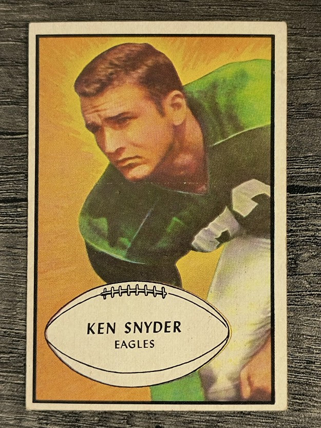 1953 Bowman #55 Kenneth Snyder SP (EX)