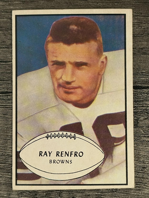 1953 Bowman #62 Ray Renfro SP RC (EX)