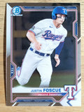 2021 Bowman Chrome Prospects #BCP41 Justin Foscue