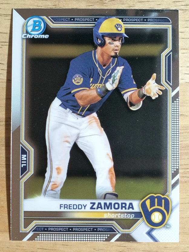2021 Bowman Chrome Prospects #BCP2 Freddy Zamora