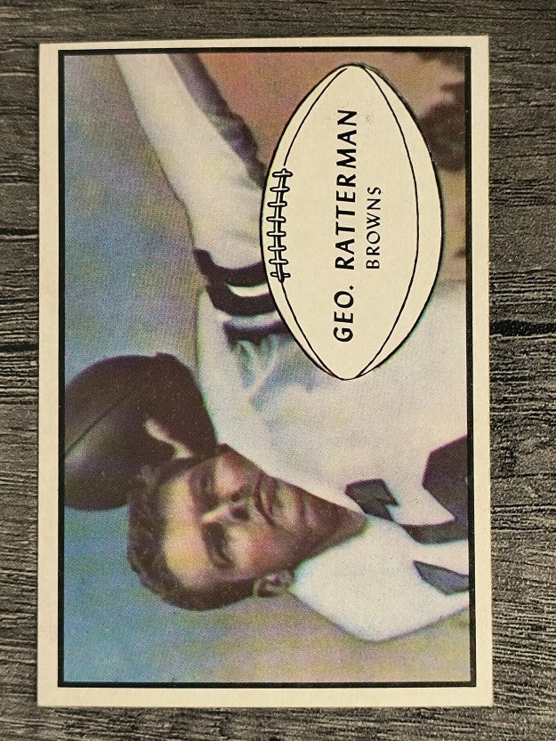 1953 Bowman #85 George Ratterman (EX)
