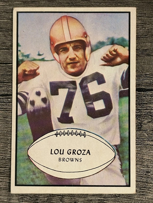 1953 Bowman #95 Lou Groza SP (VG)