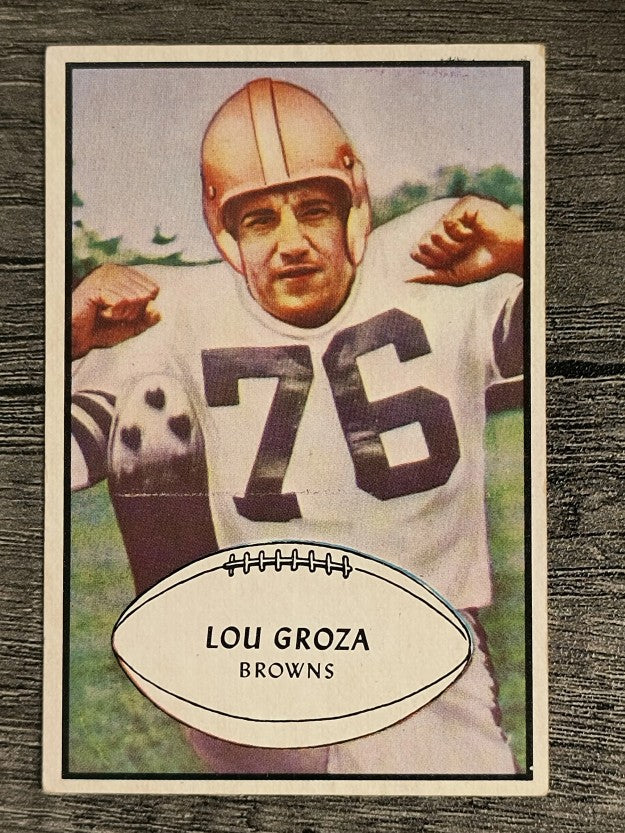 1953 Bowman #95 Lou Groza SP (EXMT)