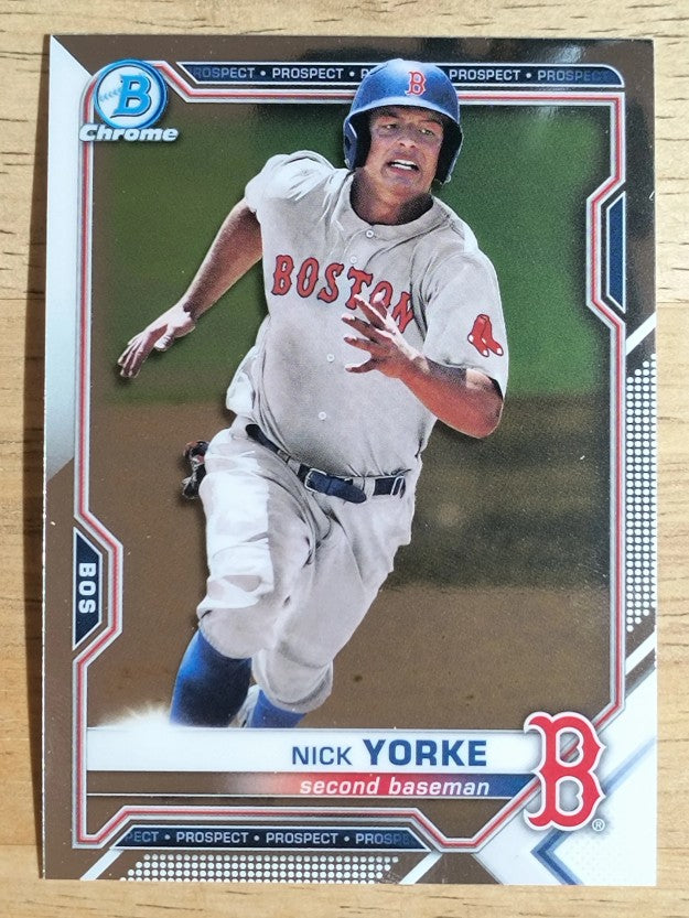 2021 Bowman Chrome Prospects #BCP114 Nick Yorke