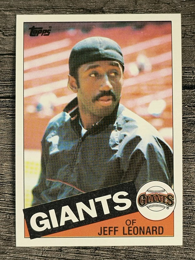 1985 Topps #619 Jeff Leonard