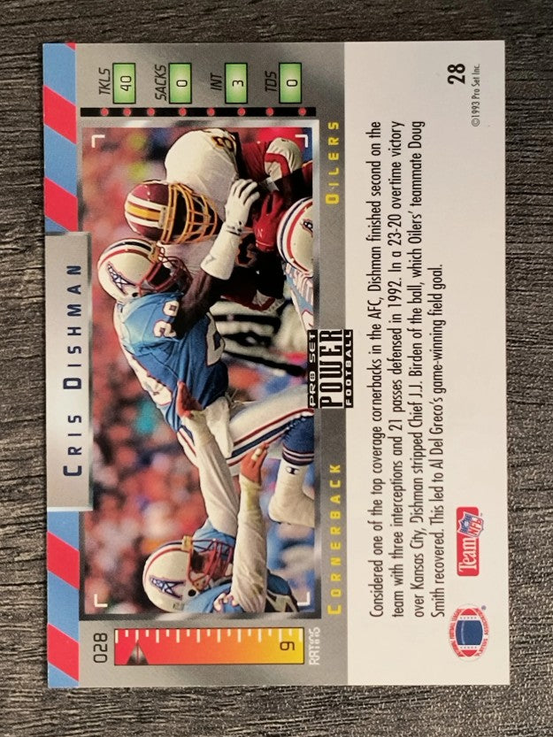 1993 Power #28 Cris Dishman