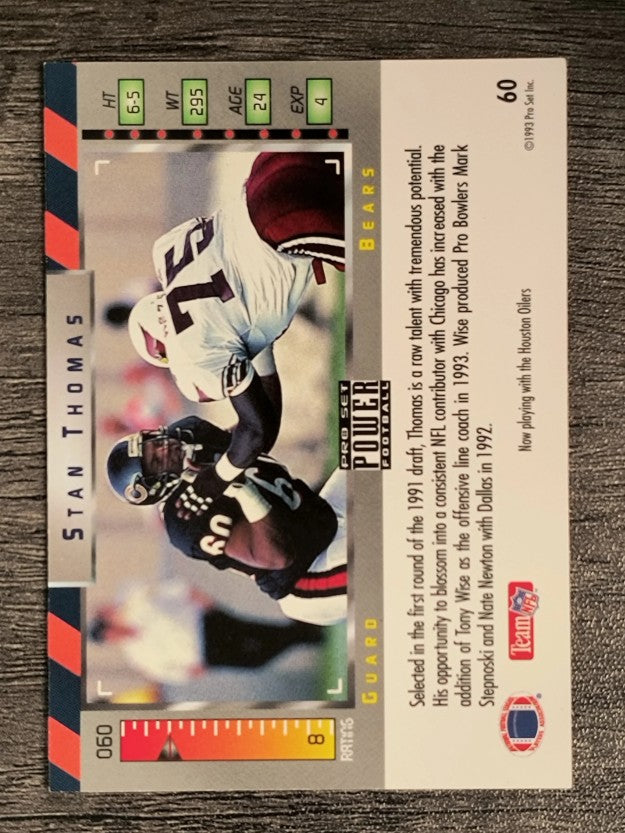 1993 Power #60 Stan Thomas