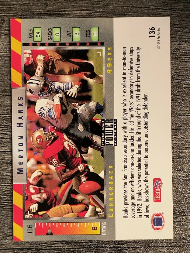 1993 Power #136 Merton Hanks