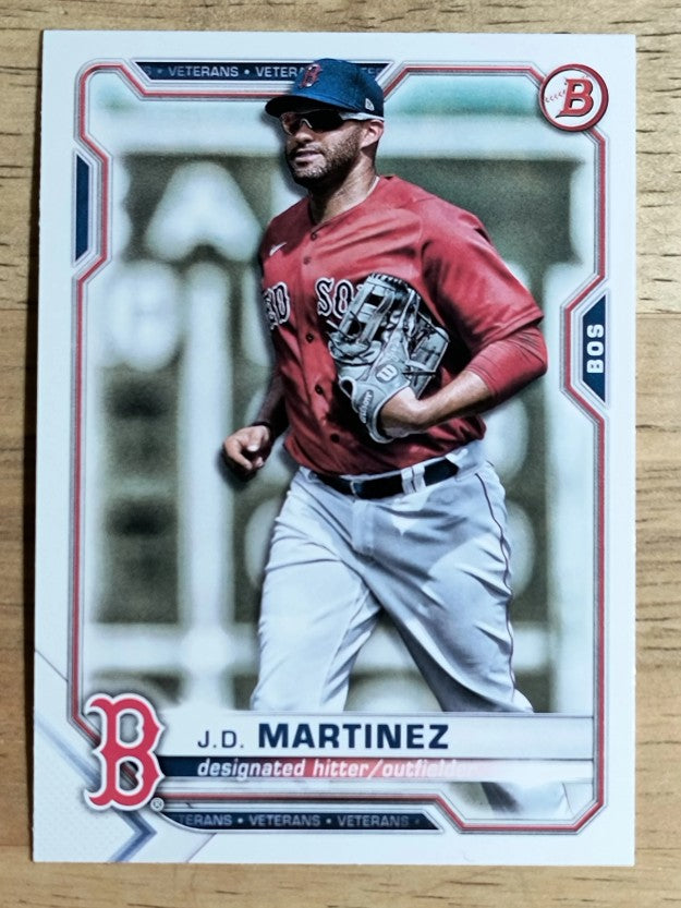 2021 Bowman #60 J.D. Martinez