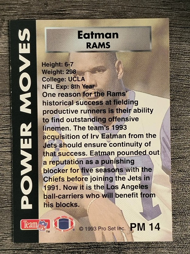 1993 Power Moves #PM14 Irv Eatman
