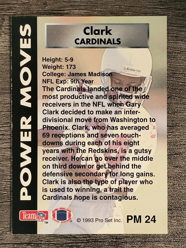 1993 Power Moves #PM24 Gary Clark