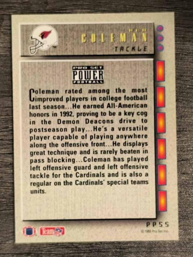 1993 Power Update Prospects #55 Ben Coleman RC