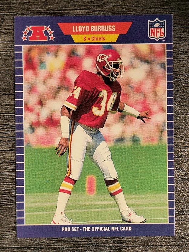 1989 Pro Set #167 Lloyd Burruss